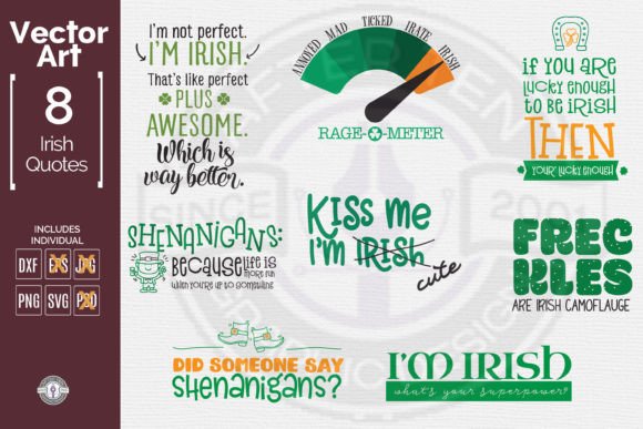 Download St Patrick's Day Quote Designs Set 3 - Quote designs Collection