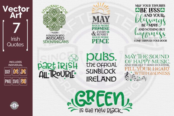 Download St Patrick's Day Quote Designs Set 2 - Quote designs Collection