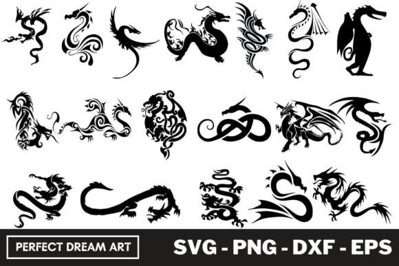 Download Dragon Silhouette Bundles - Bundles Collection