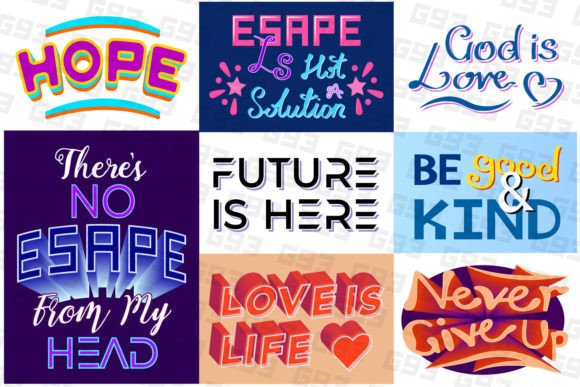 Download Lettering Colorful Quote Designs - Quote designs Collection